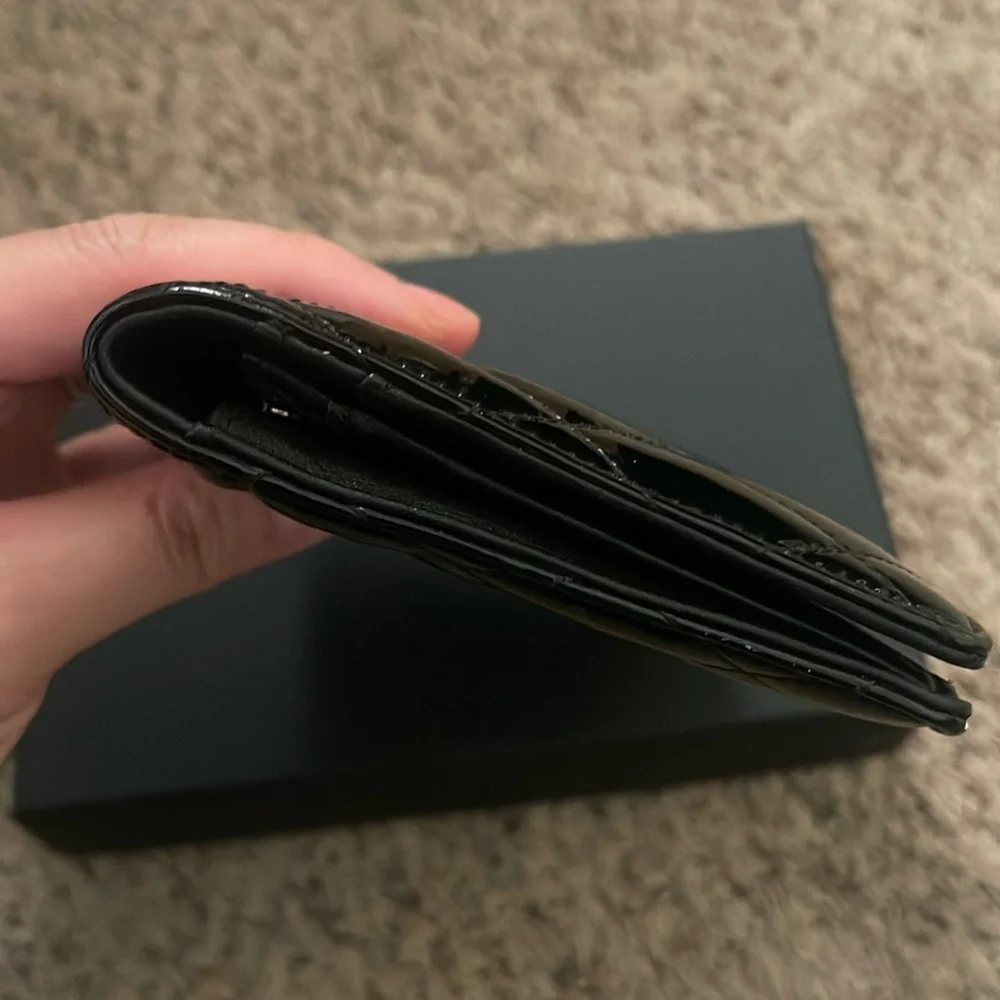 Chanel Black Patent Leather Wallet - Picture 11 of 13
